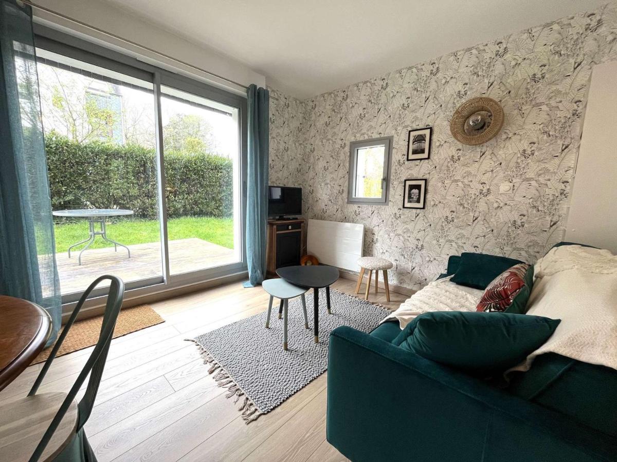 Charmant Appart T2 Renove En 2023 Avec Jardin De 140M², A 900M De La Plage - Benodet - Fr-1-481-137 Kültér fotó